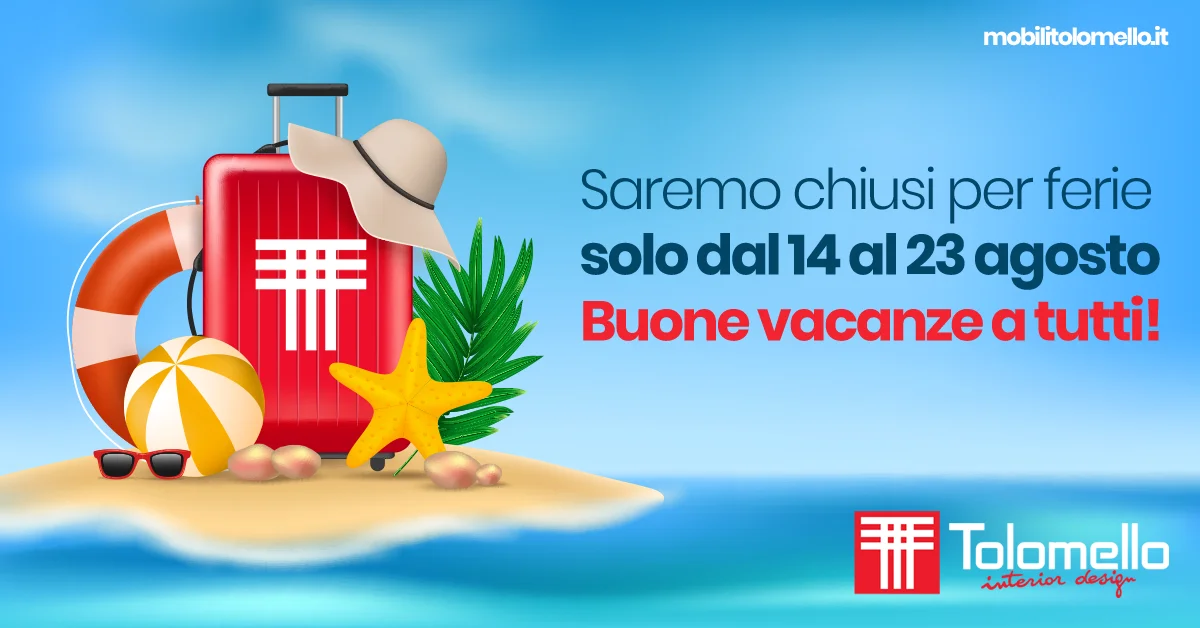 Chiusura per ferie dal 14 al 23 agosto