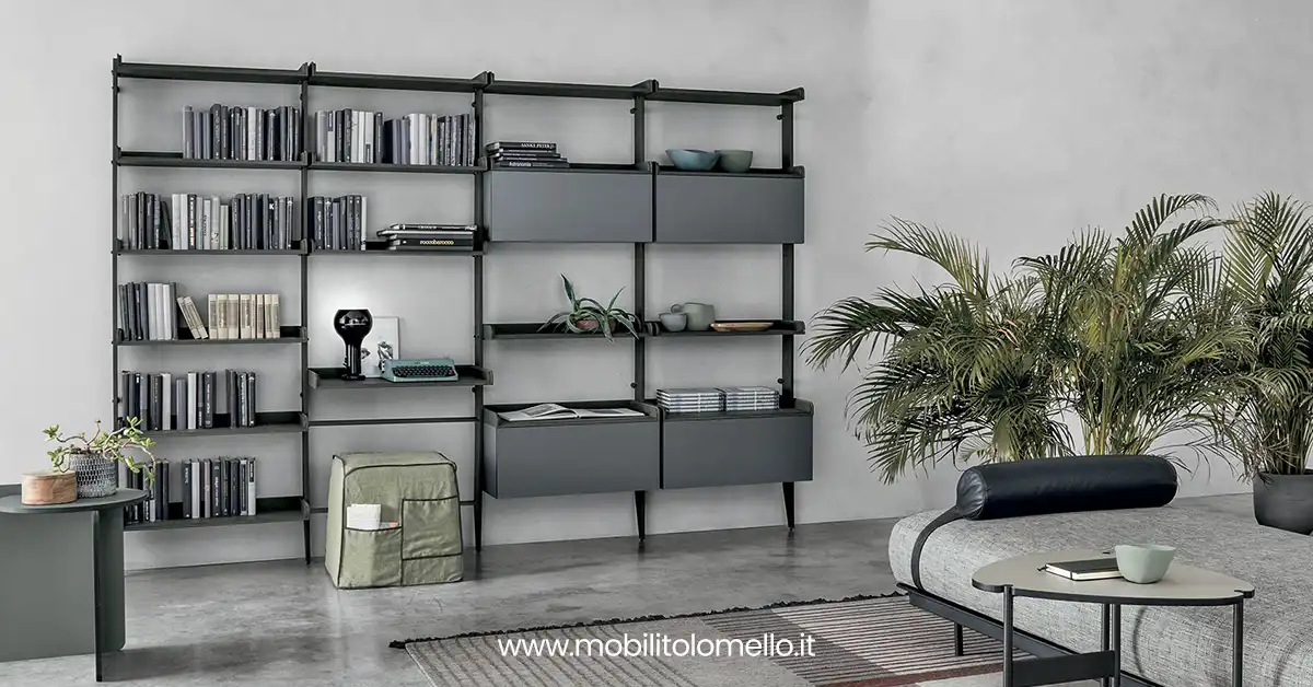 Librerie di design per soggiorni moderni