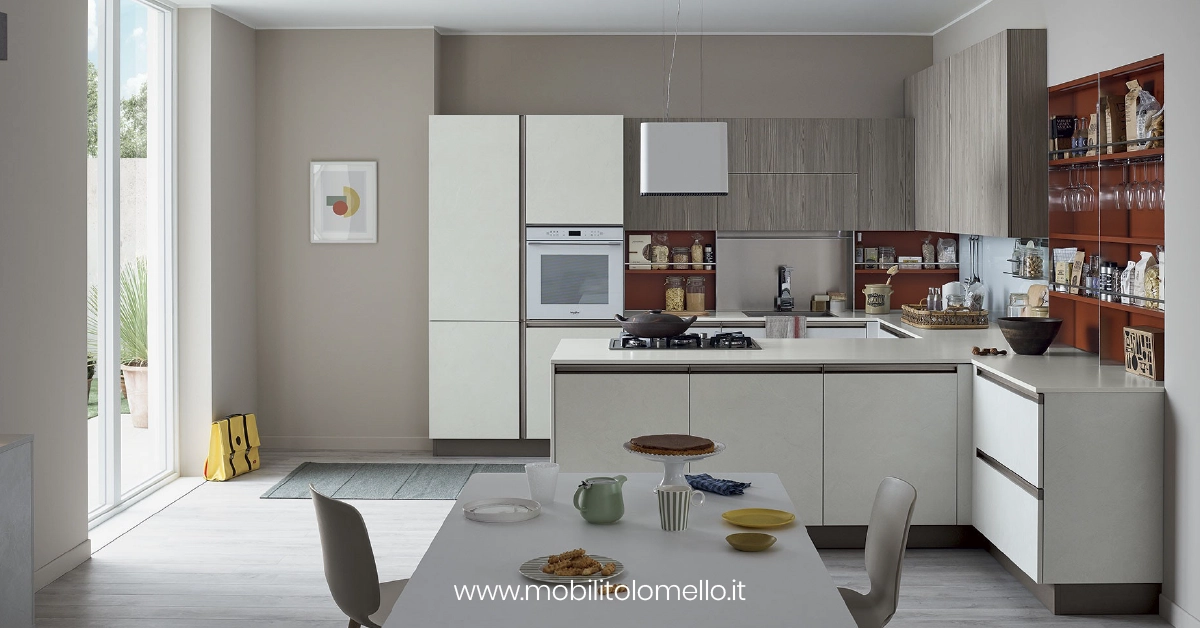 Cucine con penisola: idee progettuali per ambienti conviviali